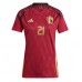 Camisa de time de futebol Bélgica Timothy Castagne #21 Replicas 1º Equipamento Feminina Europeu 2024 Manga Curta